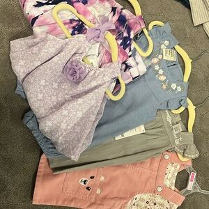 NWT baby girls dresses size 12 to 18 months